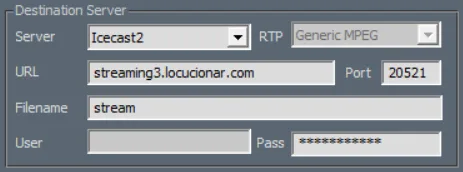Configuración Icecast