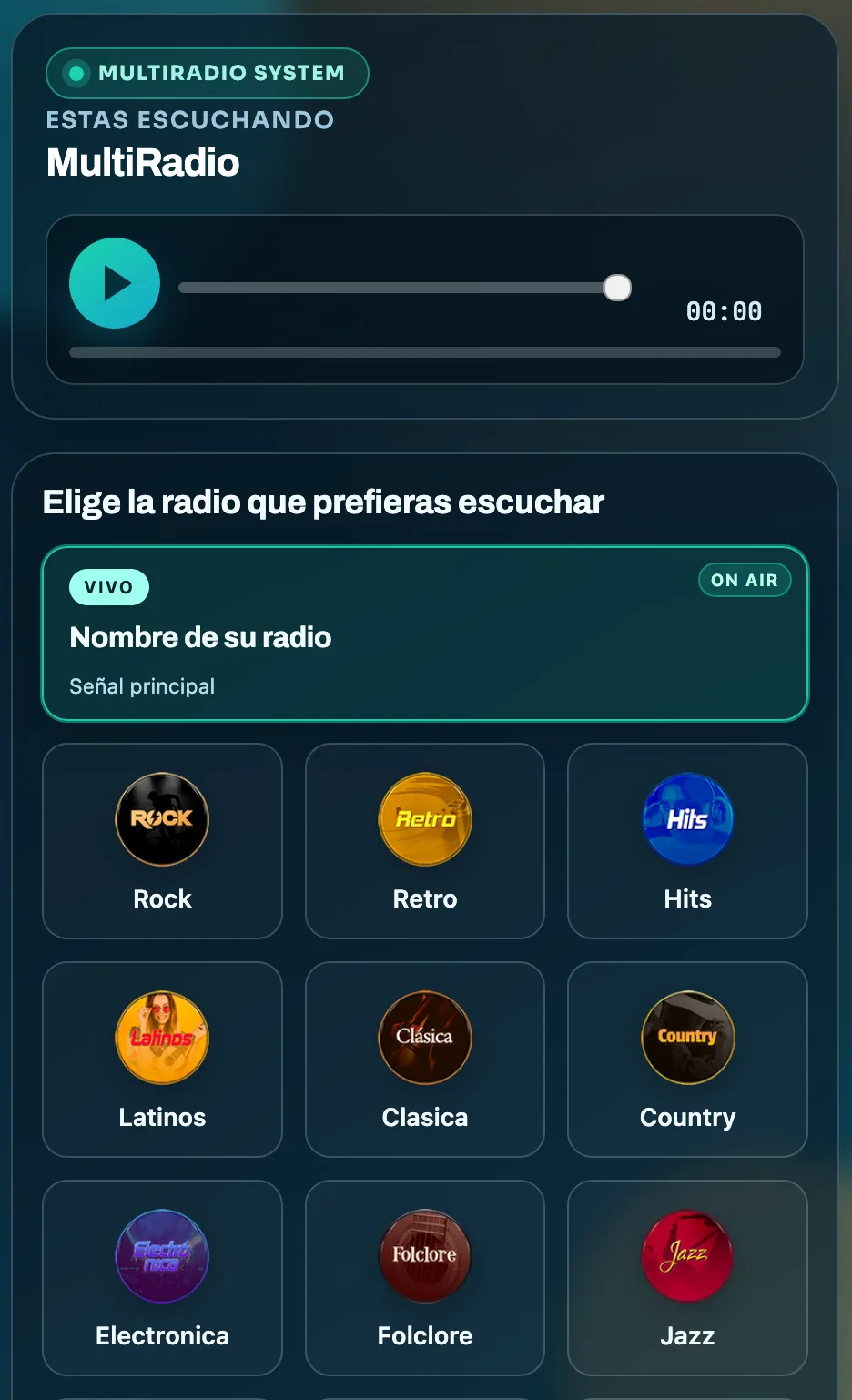 Reproductor MultiRadio