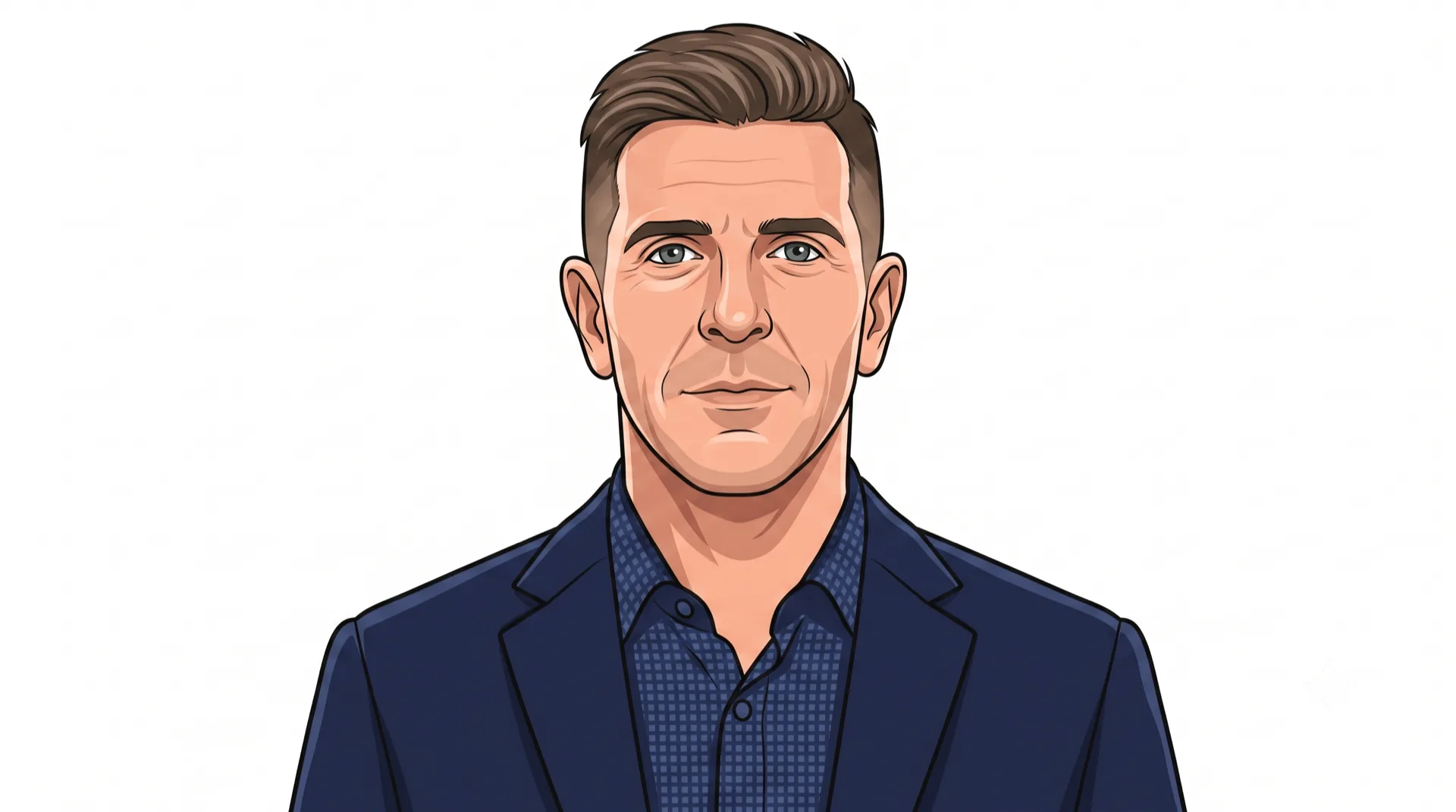 Caricatura estilo Alejandro Fantino